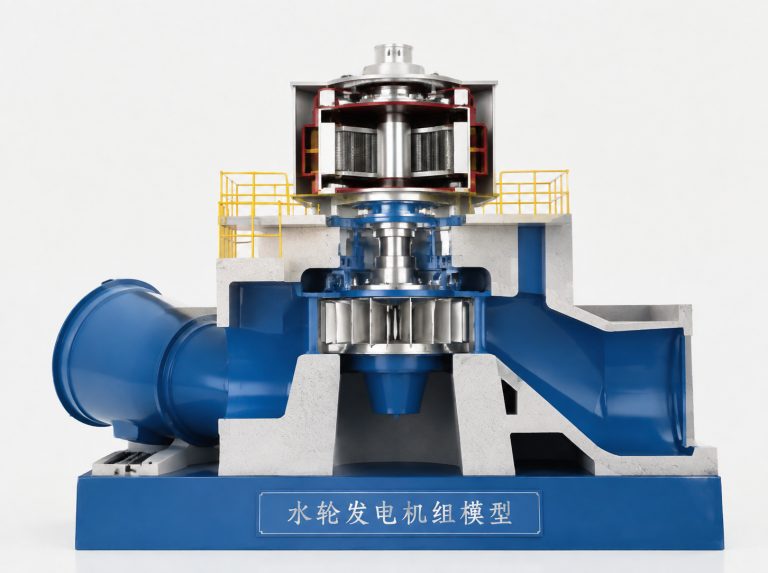 乌海水轮发电机组剖视模型